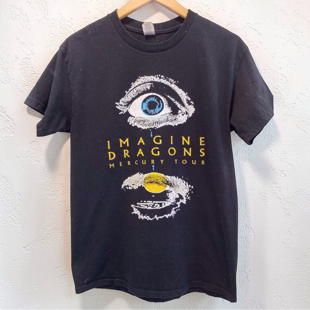 Imagine Dragons Mercury Tour Graphic Tee – Black – Fits S/M – Concert Merch
